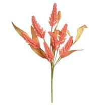 GALHO ASTILBE X7 FLORES LARANJA 41cm DECORATIVO - Flor Arte