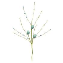 GALHO C/OVO DECORATIVO (AZUL CLARO) 65cm