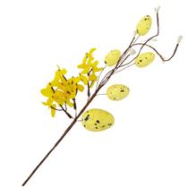 Galho de Flor com Ovinhos de Páscoa