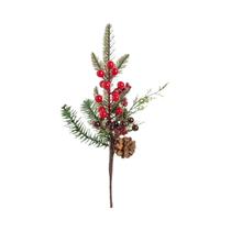 Galho De Frutas Vermelhas Artificiais Para Decoração De Natal, Ano Novo, Casa, Jardim E Bonsai 1/4 Galho De Frutas Vermelhas Artificiais Para Decoração De Natal, Ano Novo, Casa, Jardim E Bonsai 1/4