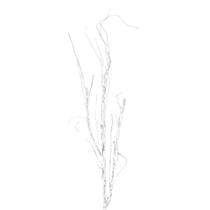 Galho De Vime Cipó Dragão Branco 150Cm Planta Artificial - Inigual