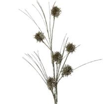 Galho decorativo buchinha glitter champanhe - TOK DA CASA