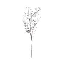 Galho Decorativo Dourado Perolado Acrílico Árvore de Natal Haste Metalizada 65cm Galho Decorativo Dourado Perolado Acrílico Árvore de Natal Haste Metalizada 65cm