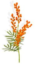 Galho Decorativo Floral Mimosa - Ocre 57cm
