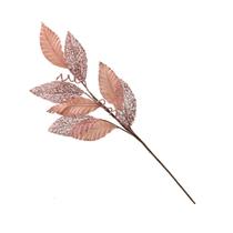 Galho Decorativo Folhas Rosê 70cm Espressione Christmas