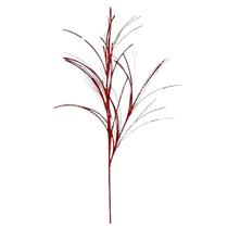 Galho Decorativo Natalino Vermelho Brilhante 78cm GN149