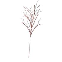 Galho Decortivo Rosa com Brilho 84cm