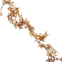 Galho Folhagem Ramificado Glitter Bronze Natal 1,75 metros - Art Christmas