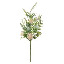 Galho Haste Pick Mini Ovinhos Florido Decoração Páscoa 2un