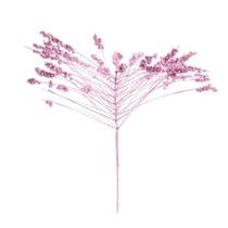 Galho Natal Frutinhas Com Glitter Rosa - 54cm - 1 unidade - Cromus - Rizzo