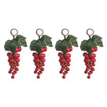 Galho Natalino Cacho Berries Vermelho Vibrante Enfeite 18cm - Magizi Galho Natalino Cacho Berries Vermelho Vibrante Enfeite 18cm - Magizi