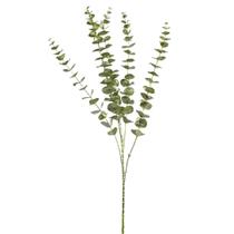 Galho Natalino Metalizado Fosco Mini Folhagens Verde 85cm - Magizi - Yangzi