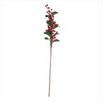 Galho Pick Natalino Berries Vermelho E Folhas Enfeite Árvore de Natal - 70CM Galho Pick Natalino Berries Vermelho E Folhas Enfeite Árvore de Natal - 70CM