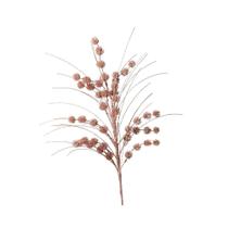 Galho Rosa com Bolinhas 67cm