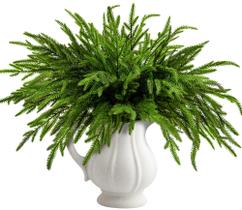 Galhos artificiais de pinheiro de Natal de Norfolk, 10 unidades - 48 cm