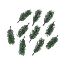 Galhos De Pinheiro Artificiais Para Decoração De Natal, Casamento E Casa, Buquê DIY, Caixa De Galhos De Pinheiro Artificiais Para Decoração De Natal, Casamento E Casa, Buquê DIY, Caixa De