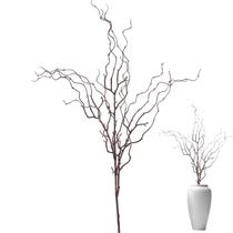 Galhos de plantas decorativas, galhos, árvore falsa, 120 cm, café, plástico