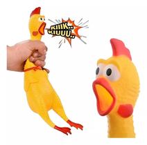 Galinha De Borracha Cães Estimulação Exercício Diversão 37cm
