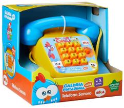 Galinha Pintadinha Mini,Telefone Sonoro 1087 - ELKA