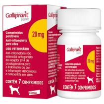 Galliprant 20mg anti-inflamatório elanco cães 7 comprimidos