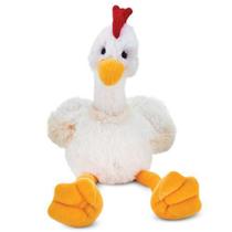 Galo de Pelúcia Branco 42 cm Antialérgico