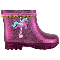 Galocha Baby Leve Menina Glitter Brilho Charmosinha Chic