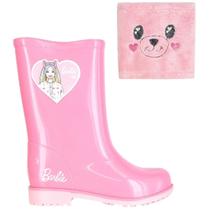 Galocha barbie heart inf rosa/rosa