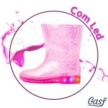 Galocha Bota de Chuva Infantil Impermeável com Led Galocha Bota de Chuva Infantil Impermeável com Led