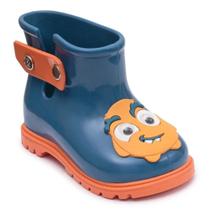 Galocha Bota Infantil Bebê Criança Pimpolho Monstrinho Laranja Galocha Bota Infantil Bebê Criança Pimpolho Monstrinho Laranja