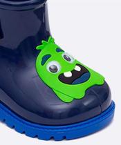 Galocha Bota Infantil Bebê Criança Pimpolho Monstrinho Verde Galocha Bota Infantil Bebê Criança Pimpolho Monstrinho Verde