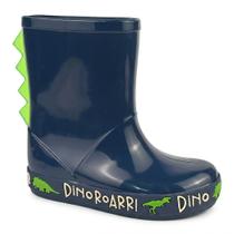 Galocha Bota Luelua Infantil Menino Dinossauro Dino Conforto