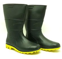Galocha Chuva Bota Motoqueiro Borracha Pvc Solado Amare N 41