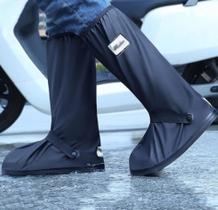 Galocha De Chuva Botas Impermeável De Borracha Prova D'água Para Motoqueiro Moto Unissex