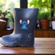 Galocha de chuva infantil meninas stitch galocha chuva Galocha de chuva infantil meninas stitch galocha chuva