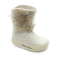 Galocha Infantil Acqua Drops Borboleta em Fibras Naturais Madre Pérola - Plugt