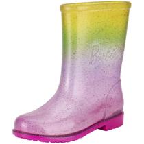 Galocha infantil barbie colorful grendene kids 23097