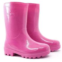 Galocha Infantil Bota Borracha Chuva Criança Rosa E Azul Chuva Antiderrapante Impermeável