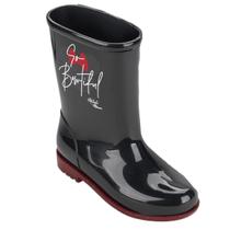 Galocha Infantil Kit Capa De Chuva Com Orelha Da Minnie Mouse Em 3d Grendene Kids