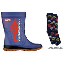 Galocha infantil marvel action day masculina grendene ref: 22530 25/34