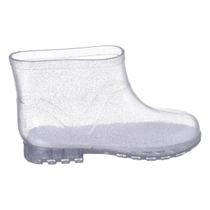 Galocha Infantil Menina Cano Baixo Glitter Brilhante