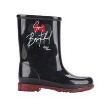 Galocha Infantil Menina Grendene 23083 Minnie Rain Fun