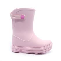 Galocha Infantil Menina Plugt Acqua Color Block Rosa Bale, Impermeável, Leve e Super Estilosa Loja Plugt