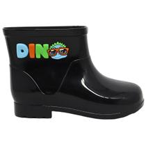 Galocha Infantil Menino Dino Versatil Chuva Escola Leve Macio Confortavel Moderna Estilosa Divertida - FULLFEET