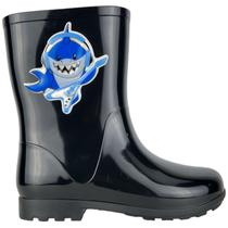 Galocha Infantil Menino Tubarão Baby Shark Charmosinha Chic