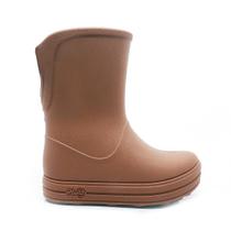 Galocha Infantil Plugt Sustentável Marrom Unissex Bota de Chuva Leve e Confortável Galocha Infantil Plugt Sustentável Marrom Unissex Bota de Chuva Leve e Confortável