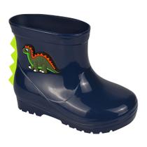Galocha Luelua Baby Dinossauro Azul Marinho Dia A Dia Galocha Luelua Baby Dinossauro Azul Marinho Dia A Dia