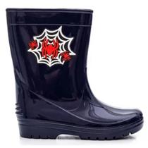 Galocha Luelua Personagem Homem Aranha Calce Fácil Infantil Marinho