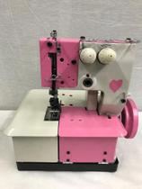 Galoneira 2 Agulhas Semi Industrial Pink- Bracob baby