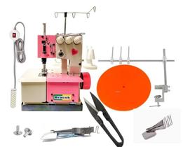 Galoneira Bracob Rosa +Kit- Semi Industrial 3 Agulhas-220V