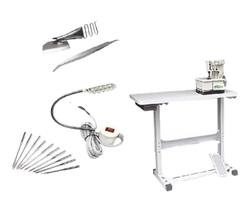 Galoneira Semi-industrial Bracob 3Agulhas, Com Mesa+kitpeças Galoneira Semi-industrial Bracob 3Agulhas, Com Mesa+kitpeças